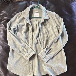 Thread & Supply Heather green Button-Down Shirt